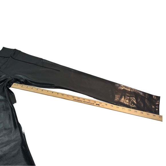 Victoria's Secret PINK Ultimate V High Waist Legging In Black Shine Size:M4-6NWT - Picture 12 of 16